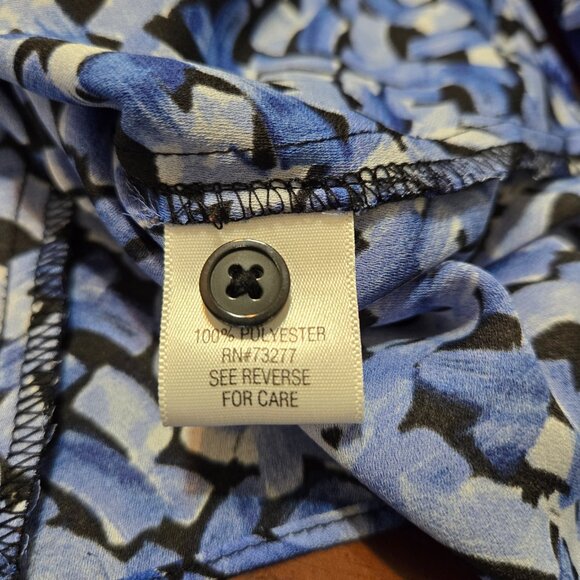 Dana Buchman Women's Top Pullover 3/4 Sleeve Polyester High Low Hem Size M - Picture 7 of 8